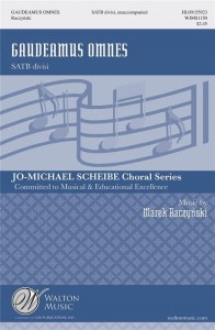 Marek Raczyński: Gaudeamus Omnes - nuty na chór mieszany SSATB z fortepianem