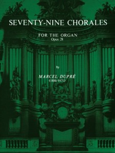 Marcel Dupre: Seventy-Nine Chorales for the Organ op. 28 - 79 chorałów - nuty na organy