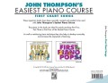 John Thompson's Easiest Piano Course: First Chart Songs - łatwe nuty na fortepian dla dzieci