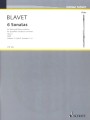 Michel Blavet: 6 Sonatas op. 2 for Flute and Basso continuo Volume 2 - Sonaty 4-6 - nuty na flet poprzeczny i fortepian