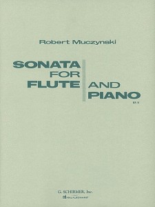 Robert Muczynski: Sonata op. 14 for Flute and Piano - nuty na flet poprzeczny i fortepian