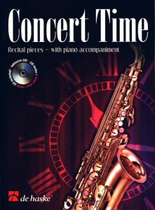 Concert Time for Alto Saxophone (+ płyta CD) - utwory koncertowe - nuty na saksofon altowy z fortepianem