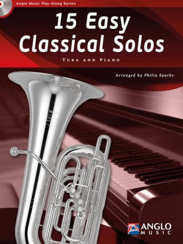 15 Easy Classical Solos for Tuba and Piano - Philip Sparke (+ płyta CD) - nuty na tubę i fortepian dla początkujących