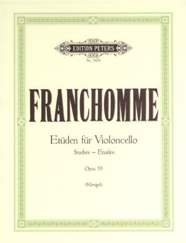 Auguste Franchomme - 12 Studies op. 35 for Cello - etiudy na wiolonczelę