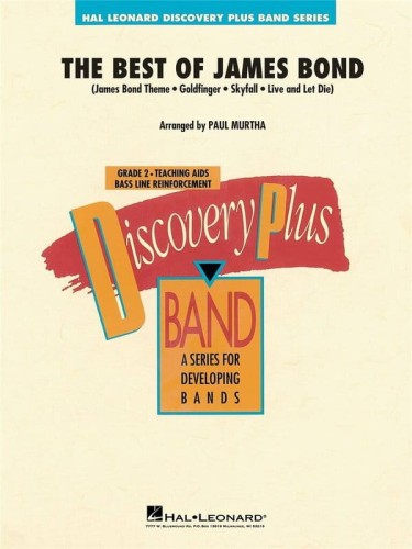 Discovery Plus Band: The Best of James Bond (Score & Parts) - nuty na młodzieżową orkiestrę dętą