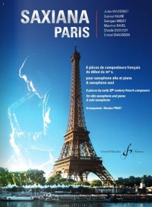 Saxiana Paris: 6 pieces de compositeurs francais - Nicolas Prost - 6 utworów kompozytorów francuskich - nuty na saksofon altowy i fortepian