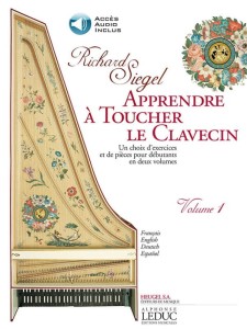 Richard Siegel: Apprendre a Toucher le Clavecin 1 (+ audio online) - szkoła gry na klawesynie