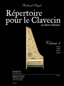 Repertoire pour le Clavecin 2 - Richard Siegel - 24 utwory klawesynowe - nuty na klawesyn