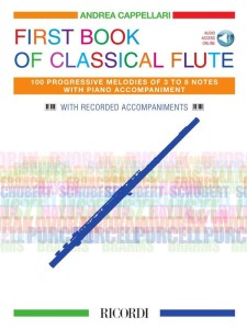 First Book of Classical Flute (+ audio online) - Andrea Cappellari - nuty na flet poprzeczny z fortepianem