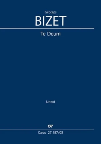 Georges Bizet: Te Deum (Vocal Score) - wyciąg fortepianowy - nuty na głosy solowe, chór i fortepian