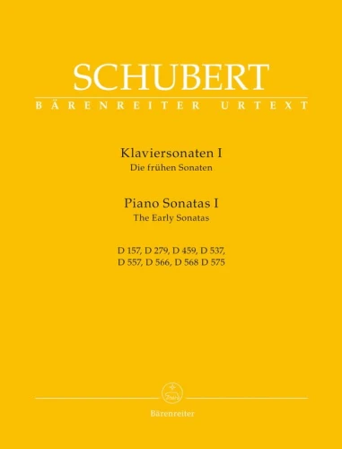 Franz Schubert: Piano Sonatas I - Die fruhen sonaten - sonaty fortepianowe tom 1 - nuty na fortepian