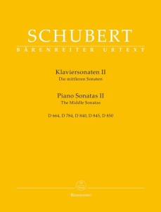 Franz Schubert: Piano Sonatas II - Die mittleren sonaten - sonaty fortepianowe tom 2 - nuty na fortepian
