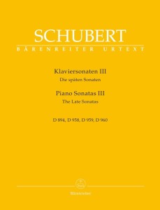 Franz Schubert: Piano Sonatas III - Die spaten sonaten - sonaty fortepianowe tom 3 - nuty na fortepian