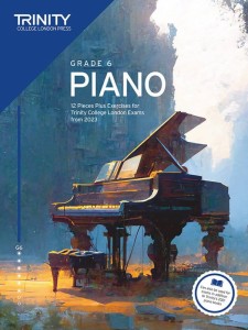 Piano Exam Pieces plus Exercises 2023 Grade 6 - Trinity College - utwory egzaminacyjne i ćwiczenia - nuty na fortepian