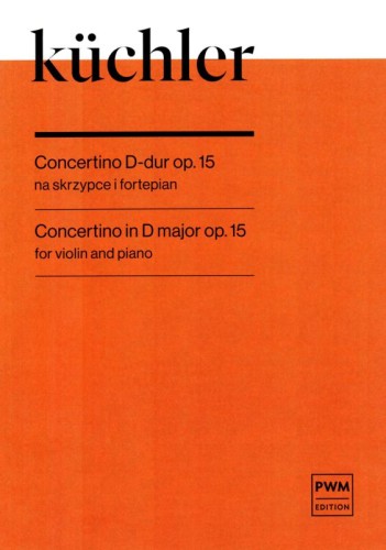 Ferdinand Küchler: Concertino D-dur op. 15 w stylu Vivaldiego - nuty na skrzypce i fortepian