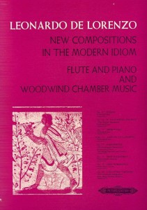Leonardo de Lorenzo: Allegro di Concerto op. 71 - New Compositions in the modern idiom - nuty na flet poprzeczny i fortepian
