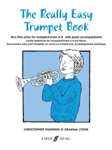 The Really Easy Trumpet Book - Christopher Gunning & Graham Lyons - pierwsze utwory solowe - nuty na trąbkę i fortepian