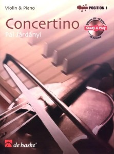 Pal Jardanyi: Concertino for Violin and Piano (+ płyta CD) - concertino w 1 pozycji - nuty na skrzypce i fortepian