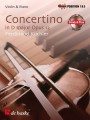 Ferdinand Kuchler: Concertino D major op. 12 (+ płyta CD) - Concertino D-dur w pozycji 1-3 - nuty na skrzypce i fortepian