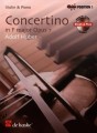 Adolf Huber: Concertino F major op. 7 (+ płyta CD) - Concertino F-dur w pozycji 1 - nuty na skrzypce i fortepian