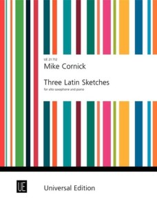 Mike Cornick: Three Latin Sketches - trzy utwory w stylu latino - nuty na saksofon altowy i fortepian