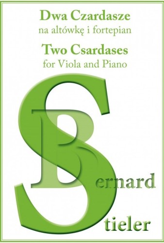 Dwa czardasze na altówkę i fortepian - Bernard Stieler - nuty na altówkę