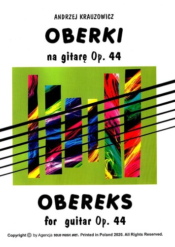Andrzej Krauzowicz: Oberki na gitarę op. 44 - nuty na gitarę