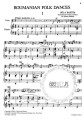 Béla Bartók: Roumanian Folk Dances for Violin and Piano - nuty na skrzypce i fortepian