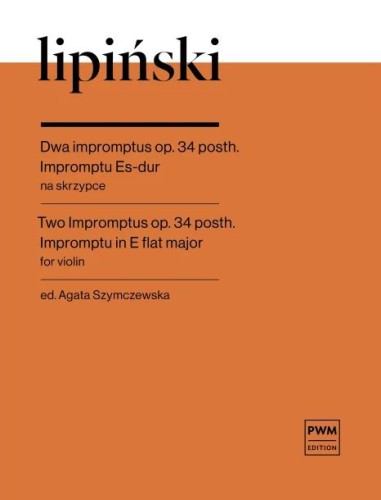 Karol Lipiński: Dwa impromptus op. 34 posth., Impromptu Es-dur - nuty na skrzypce solo