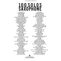100 Solos: Saxophone - Robin De Smet - nuty na saksofon