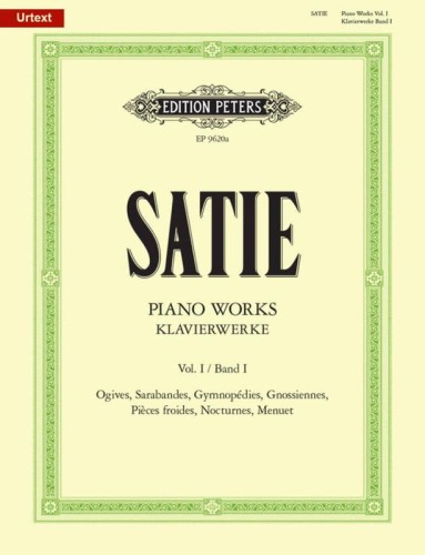Eric Satie: Klavierwerke I - Piano Works 1 - dzieła fortepianowe tom 1- nuty na fortepian