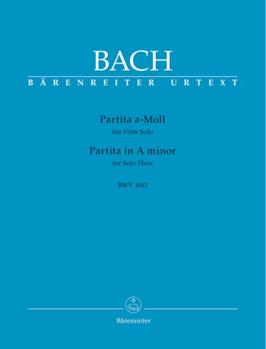 Jan Sebastian Bach: Partita for Solo Flute in A minor BWV 1013 - Partita a-moll - nuty na flet poprzeczny