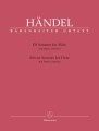 Georg Friedrich Handel: Eleven Sonatas for Flute and Basso Continuo - 11 sonat - nuty na flet poprzeczny i fortepian