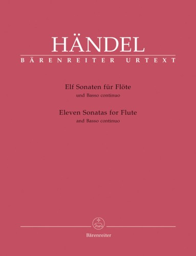 Georg Friedrich Handel: Eleven Sonatas for Flute and Basso Continuo - 11 sonat - nuty na flet poprzeczny i fortepian