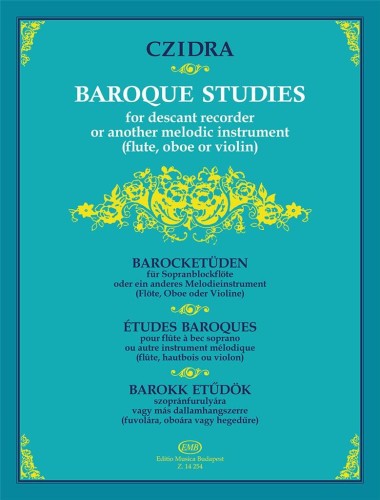 Baroque studies for descant recorder - studia barokowe - nuty na flet prosty lub inny instrument melodyczny