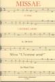 Missa L'homme arme for mixed choir - Guillaume Dufay - msza - nuty na chór mieszany SATB