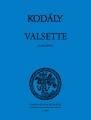 Valsette pour Piano - Zoltan Kodaly - nuty na fortepian