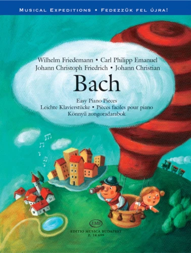 Bach - Easy Piano Pieces - łatwe utwory na pianino - nuty na fortepian