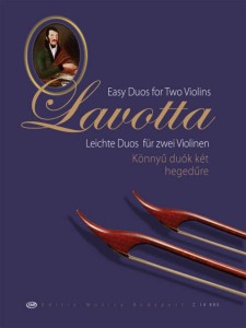 Easy Duos For Two Violins - Leichte Duos fur zwei Violinen - Janos Lavotta - łatwe utwory na dwoje skrzypiec - nuty na duety skrzypcowe
