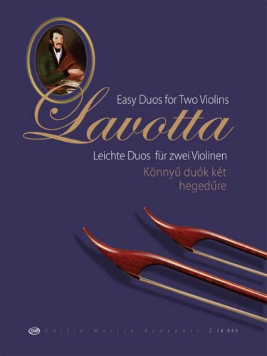 Easy Duos For Two Violins - Leichte Duos fur zwei Violinen - Janos Lavotta - łatwe utwory na dwoje skrzypiec - nuty na duety skrzypcowe