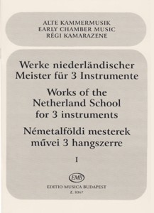 Works of the Netherland School Volume 1 - utwory szkoły holenderskiej na 3 instumenty - nuty na mieszane trio kameralne