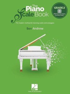 The Piano Scale Book - Grade 2 - Ben Andrew (+ video online) - nowoczesna szkoła nauki gam i pasaży