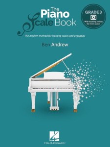 The Piano Scale Book - Grade 3 - Ben Andrew (+ video online) - nowoczesna szkoła nauki gam i pasaży