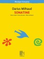 Darius Milhaud: Sonatine op. 76 pour flute et piano - Sonatina - nuty na flet poprzeczny i fortepian