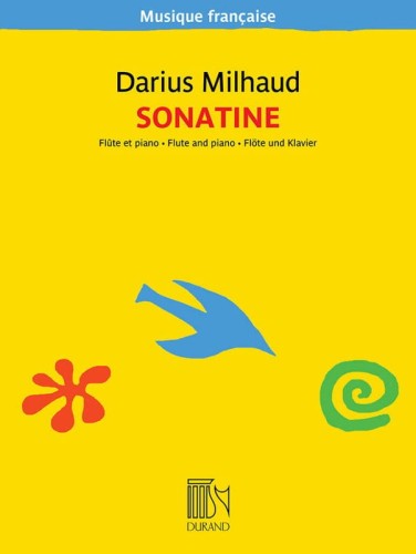 Darius Milhaud: Sonatine op. 76 pour flute et piano - Sonatina - nuty na flet poprzeczny i fortepian