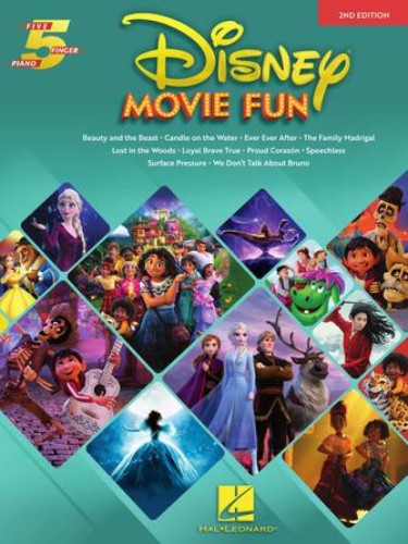 Five Finger Piano: Disney Movie Fun - łatwe nuty na fortepian