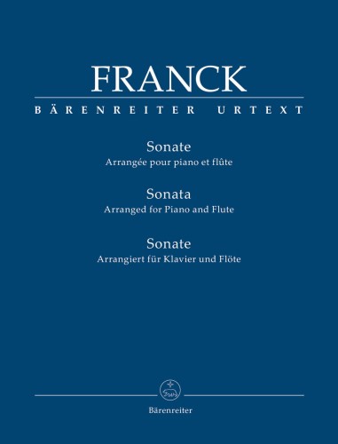 Cesar Franck: Sonata for piano and violarranged for Piano and Flute - nuty na flet poprzeczny i fortepian