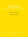 Joseph Haydn: Late Piano Sonatas - późne sonaty fortepianowe - nuty na fortepian