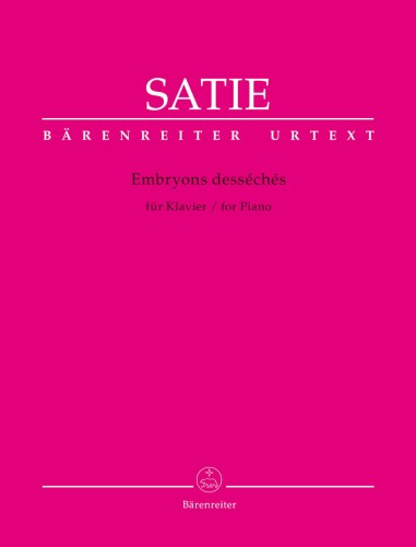 Erik Satie: Embryons desseches pour piano - nuty na fortepian