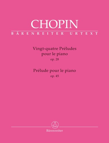 Fryderyk Chopin: Vingt-quatre Preludes op. 28 et Prelude op. 45 - 24 preludia i Preludium cis-moll - nuty na fortepian
